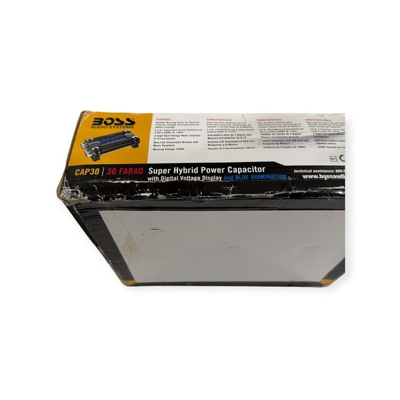 new Boss Audio ♫ CAP30 30 Farad Digital Capacitor ♫ Blue Illumination ♫ in Box - Picture 9 of 14